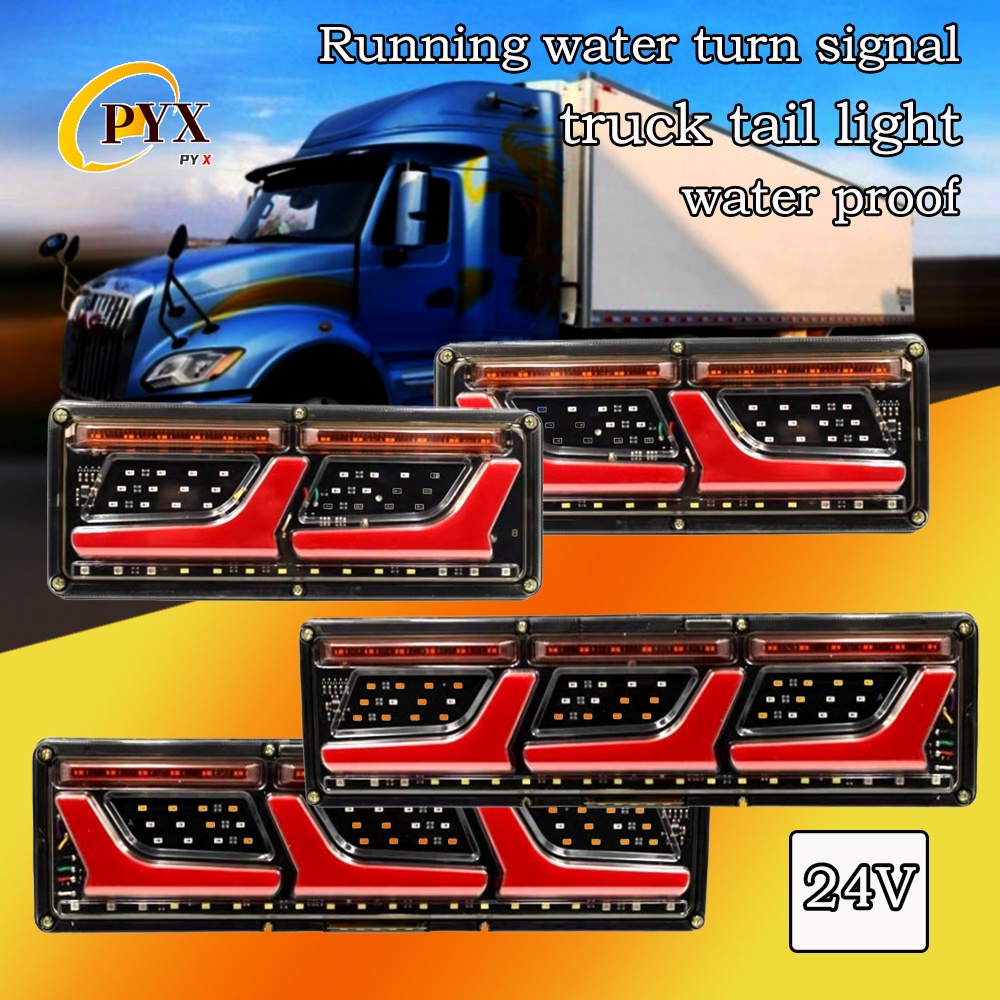 Rear Led Trailer Tail Light Boat Marker Truck Waterproof Indicator Turn Signal - Foto 3