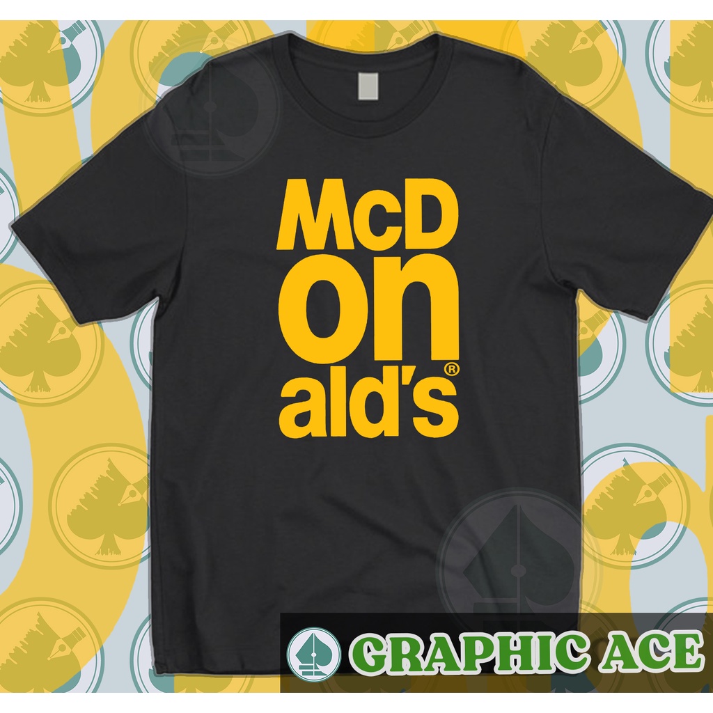 McDonald s Shirt Mcdo Tees Tshirt Shopee Philippines