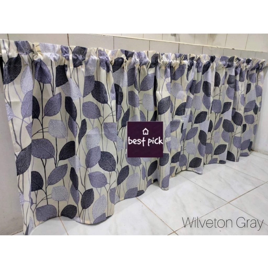 Printed Sink/Lababo Curtain 32*58 inches /bestpick | Shopee Philippines