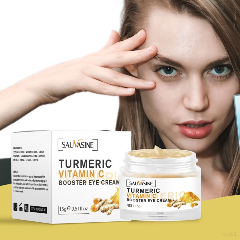 Vitamin C Eye Gel Turmeric Moisturizing Fade Eye Bags Remove Dark