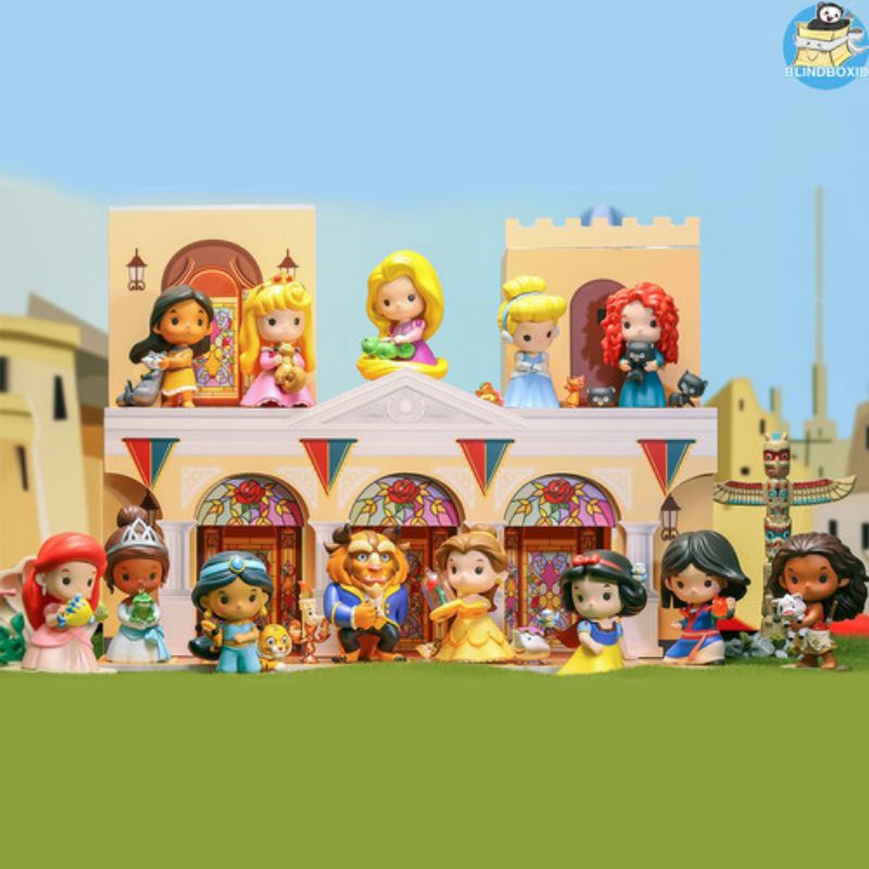 Open BOX POPMART DISNEY PRINCESS THE FAIRYTALE FRIENDSHIP | Shopee ...