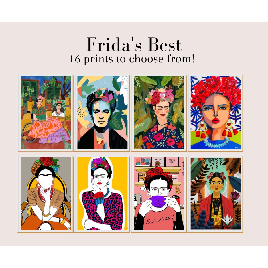 Frida Kahlo Design Prints | Shopee Philippines