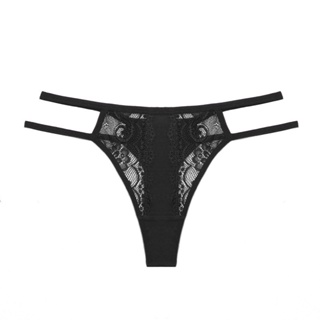 Sexy Lace Panties Female G-string Underpants Double Strap Low Waist  Comfortable Thong Ladies Underwear S-XL