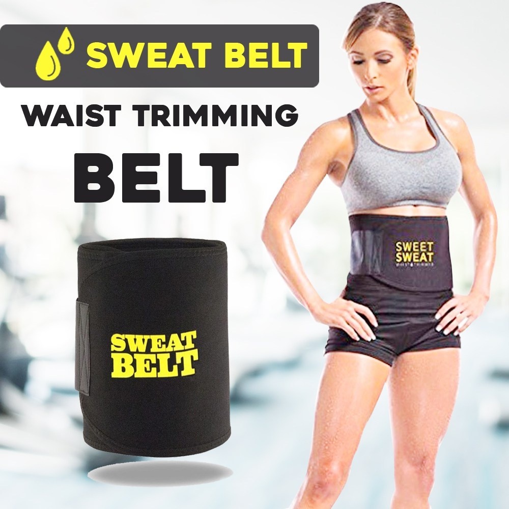 Men's Fat Burning Sauna Sweat Tummy Belt – Waist Trainer Cincher Shapewear With 4 Steel Bones, Nylon