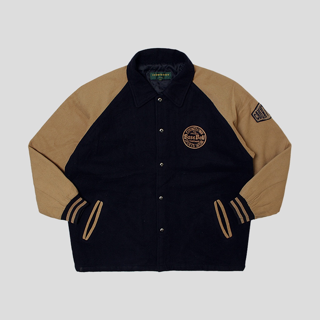 Countdown Varsity Baseball Jacket | Shopee Philippines