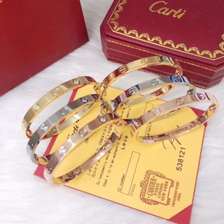 pawnable 100 original Cartier Love Bangle 18K Gold can be engraved
