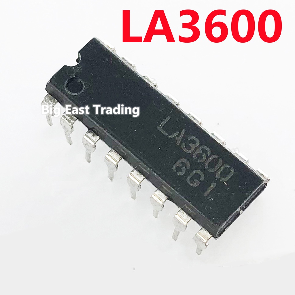 5PCS LA3600 DIP16 graphic equalizer chip integrated circuit DIP-16 IC ...