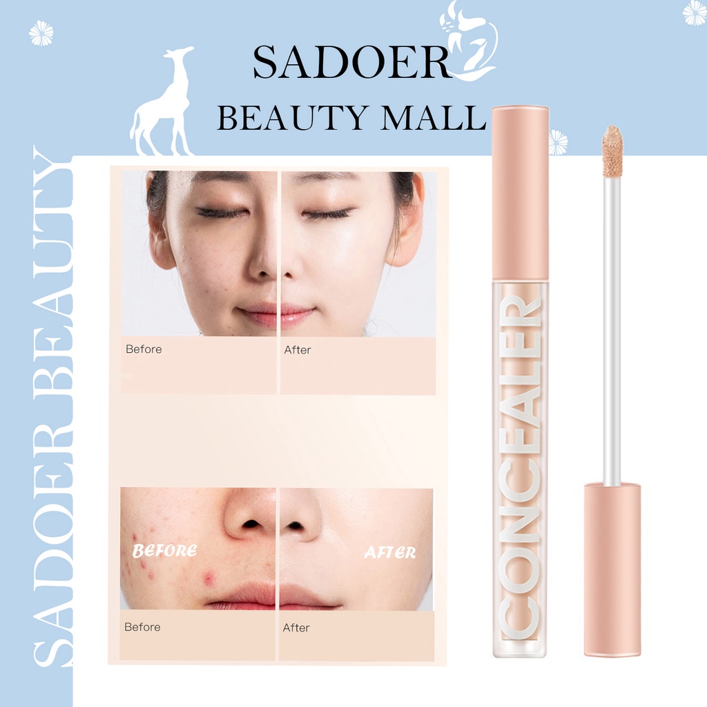 SADOER Perfect Waterproof Concealer Makeup Flawless Full Cover Face