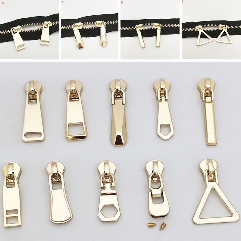 Detachable Metal Zipper Pullers Slider Zipper Head Repair for DIY ...
