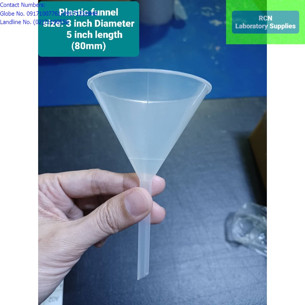 RCNLAB PLASTIC FUNNEL LONG STEM(80MM ) Shopee Philippines