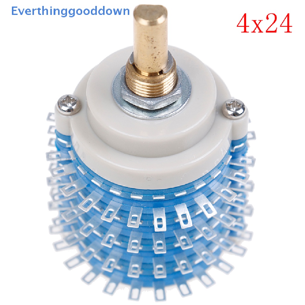 EVERTHING 4 pole 24 Step 4×24 rotary switch attenuator volume control ...