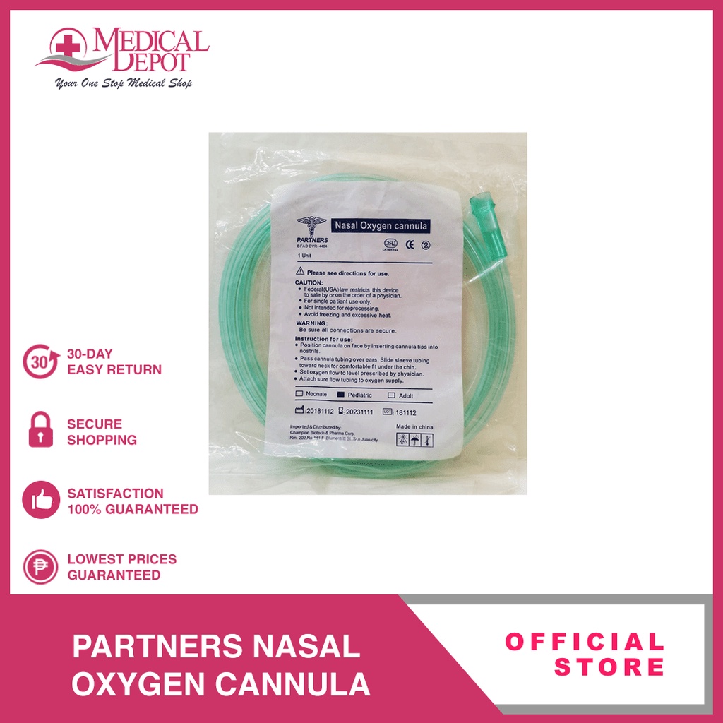 Nasal Oxygen Cannula - Partners | Shopee Philippines