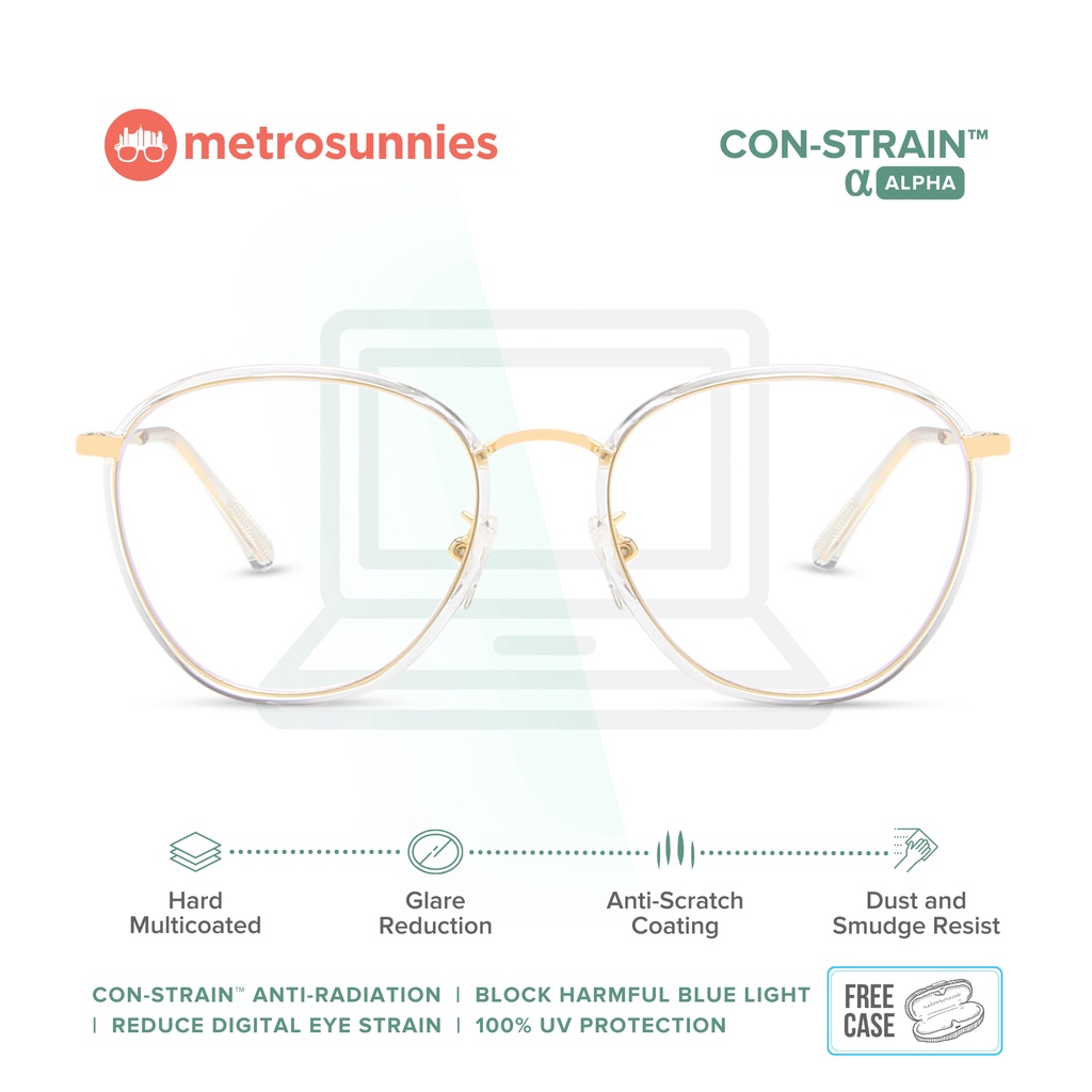 MetroSunnies Lisa Specs Con-Strain Anti Radiation Eyeglasses For Women ...