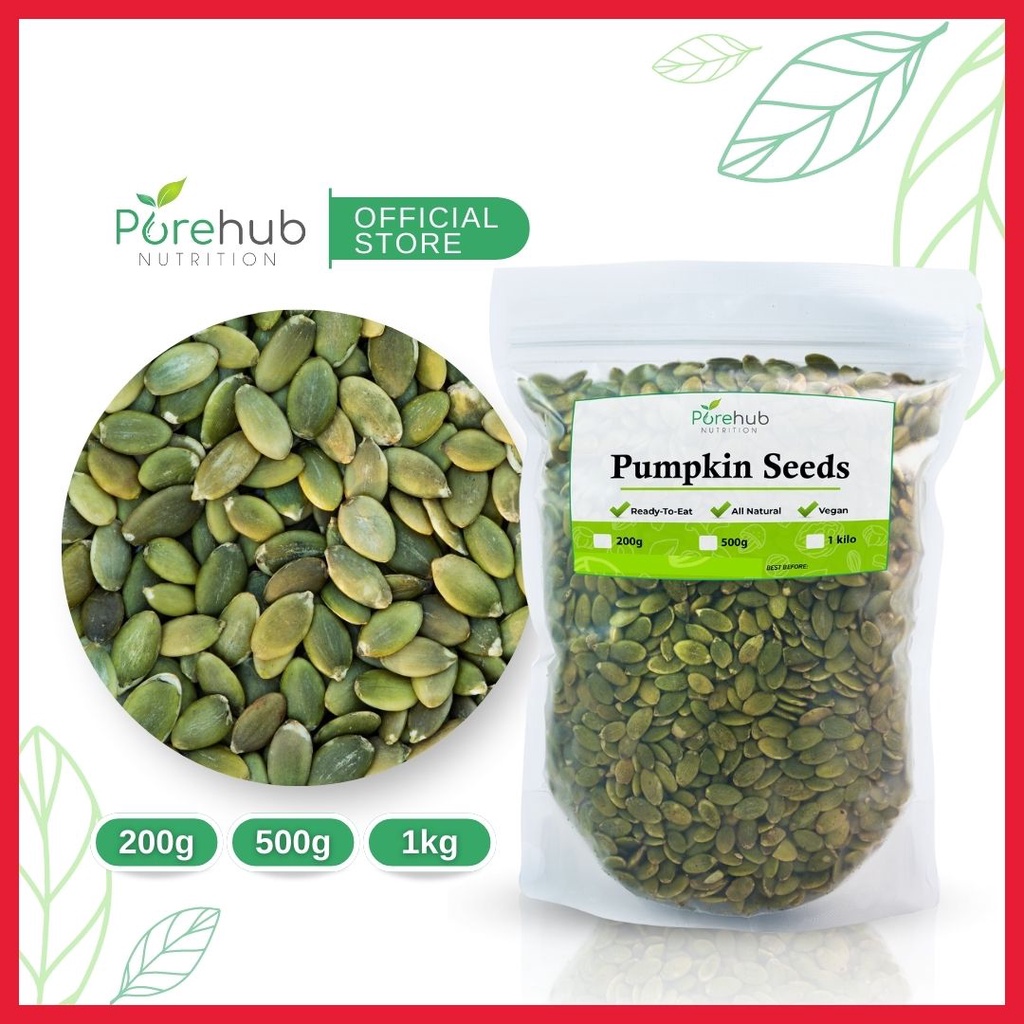 Purehub Pumpkin Seeds (Without Shell) Shopee Philippines