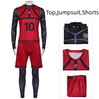 Blue Lock Jersey Football Club Sportswear Anime Isagi Yoichi Cosplay  Costume Hyoma Chigiri Meguru Bachira Jumpsuits