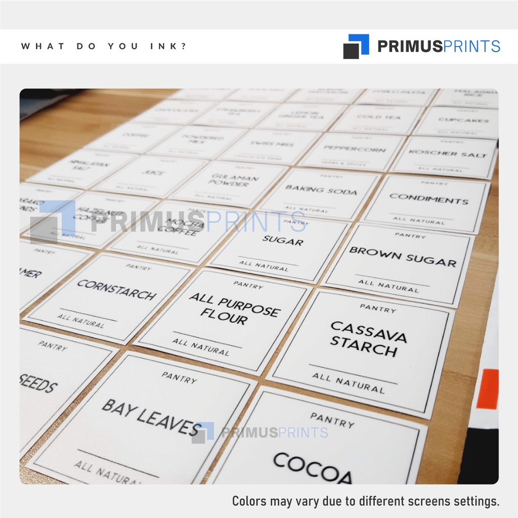 20 pcs Minimalist 𝗖𝗨𝗦𝗧𝗢𝗠 𝗟𝗔𝗕𝗘𝗟𝗦 | Waterproof Vinyl Sticker - 2x2 inches ...