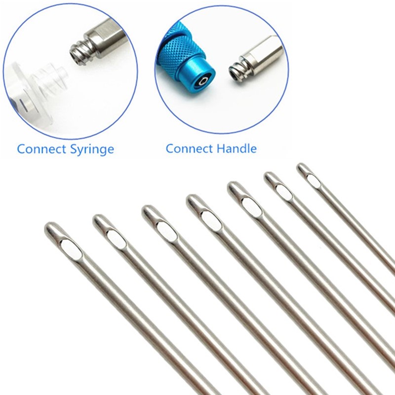 Liposuction Cannula Two Holes Stainless Steel Fat Harvesting Cannula ...