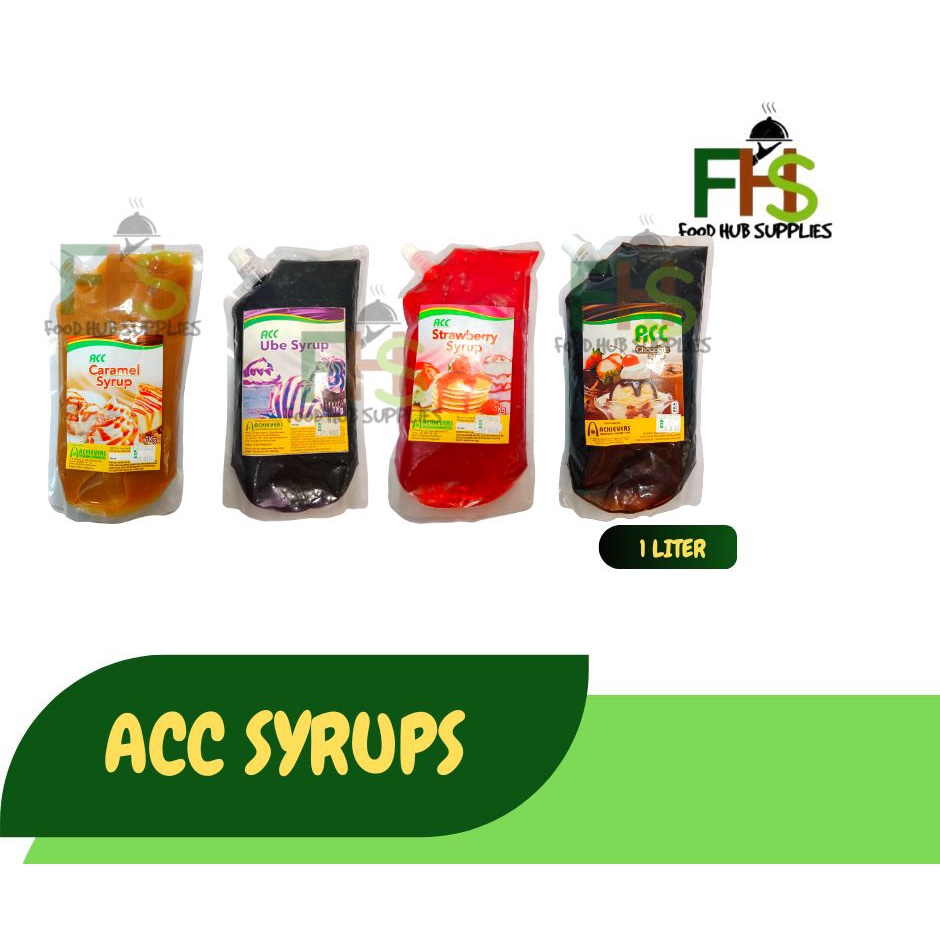 ACC FLAVORED Syrups 1liter Shopee Philippines