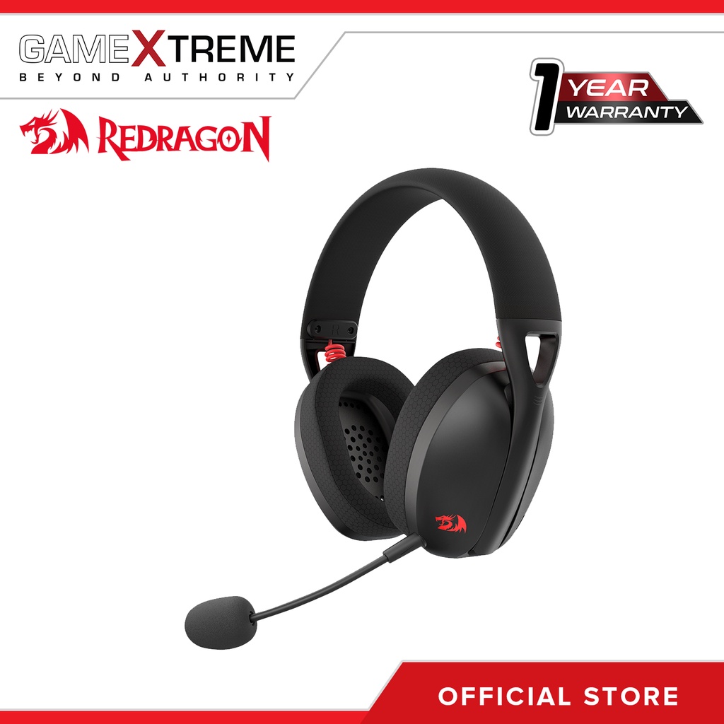 Redragon IRE Pro Ultra-Light Wireless Gaming Headset Black (H848 ...