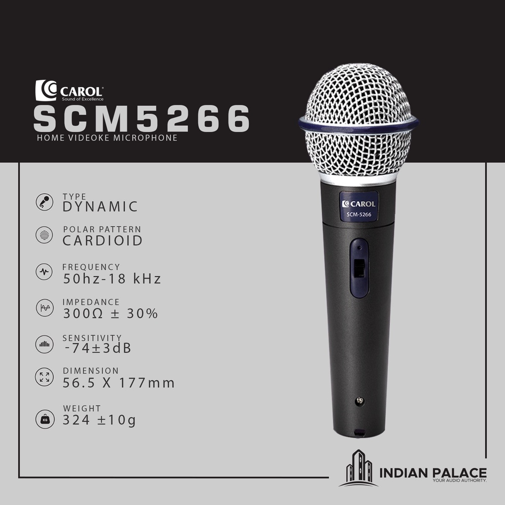 CAROL Microphone SCM5266 Shopee Philippines