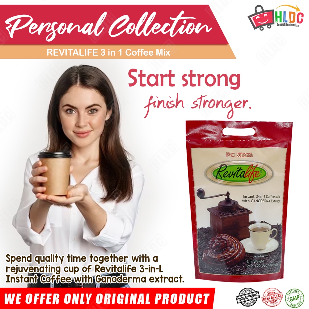 Personal Collection Revitalife 3in1 Instant Coffee with Ganoderma