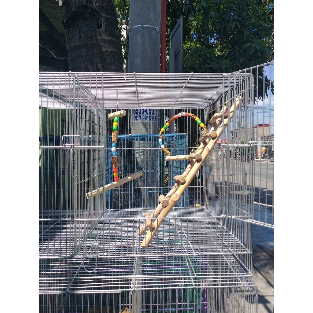 Picture of Bird Swing Colorful Hanging Swing Pet Climbing Ladders | Shopee Philippines