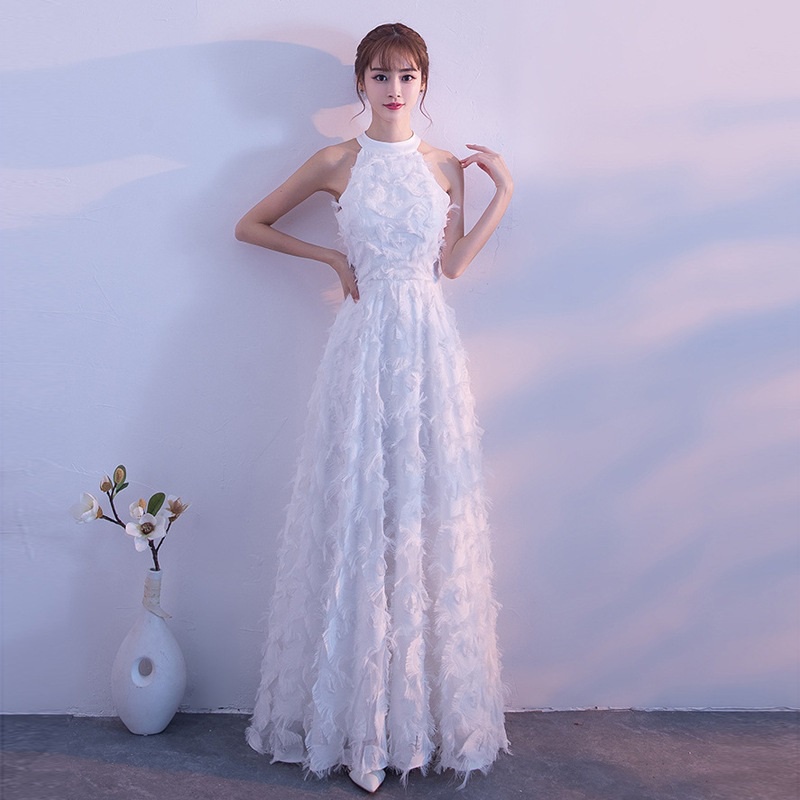 Fancy white party dresses deals