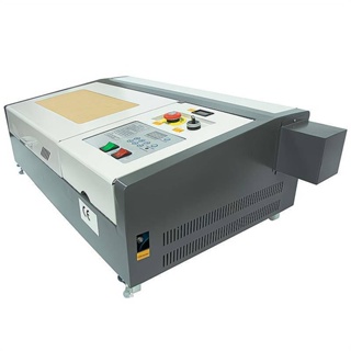 K40 Upgraded 40W CO2 Engraver 3020 Engraving Cutting Machine LCD Display  Digital Cutter Printer with Wheels