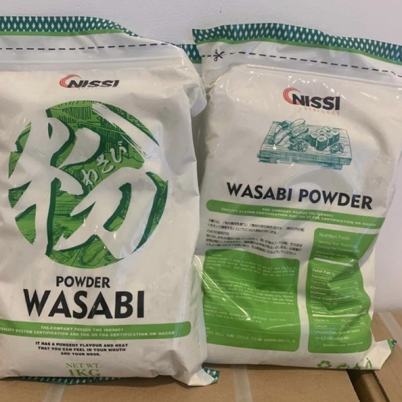 Wasabi Mustard Powder 1kg Bag, Original Price. Wasabi Powder Shopee