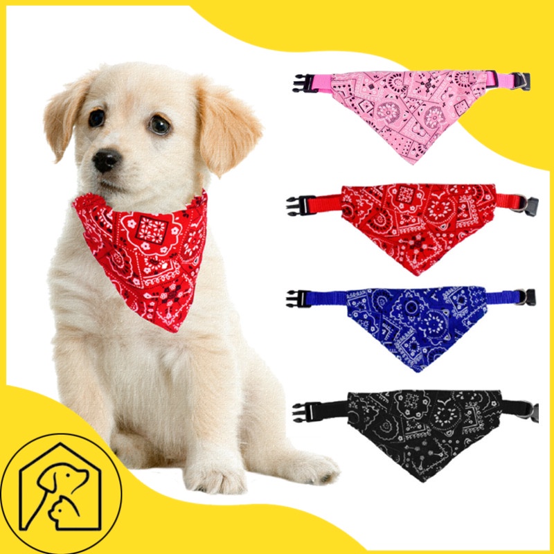 【COD】Adjustable Pet Triangular Collars Puppy Cat Scarf Bandana Collar ...