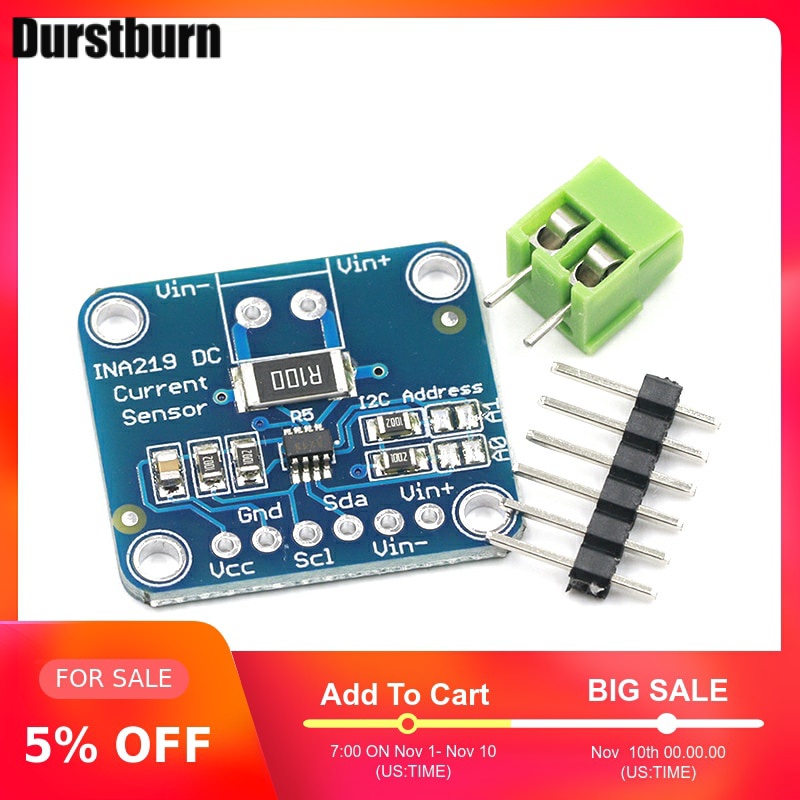INA219 I2C Zero Drift Bi-directional Current Power Supply Sensor ...
