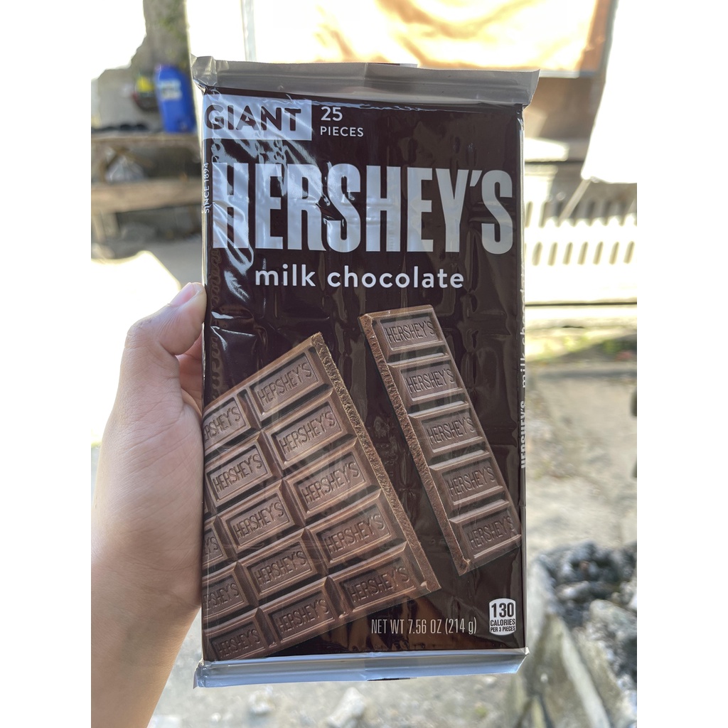 YLOS Hershey's Milk Chocolate Giant Bar 214g Shopee Philippines