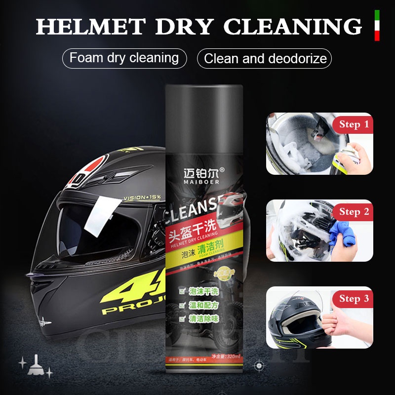 HELMET clean Spray cloth clean disinfectant refresher refreshner