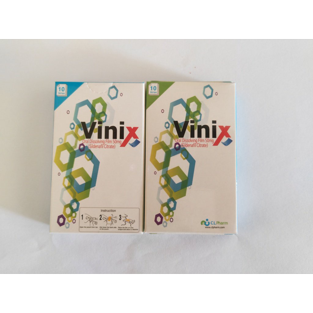 VINIX 50mg x 10ea ORAL DISSOLVING FILM Stamina VIRGX Plus Full Power