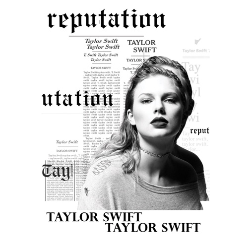 Taylor Swift Reputation and 1989 Wall Sticker paper A4 and A6 | Shopee ...