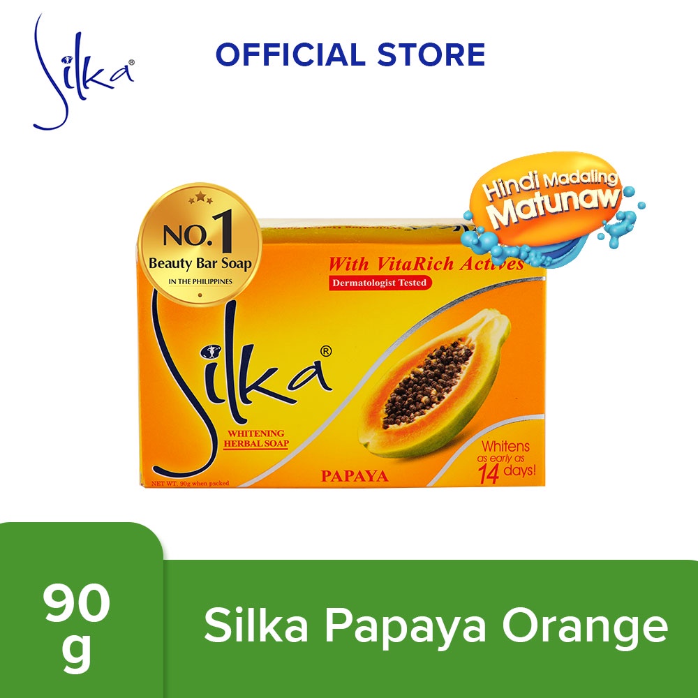 Silka Papaya Soap 90g | Shopee Philippines
