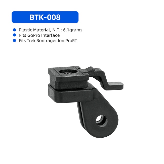 Bicycle Front Light Holder Lamp Bracket Camera Stand for GoPro Unibody