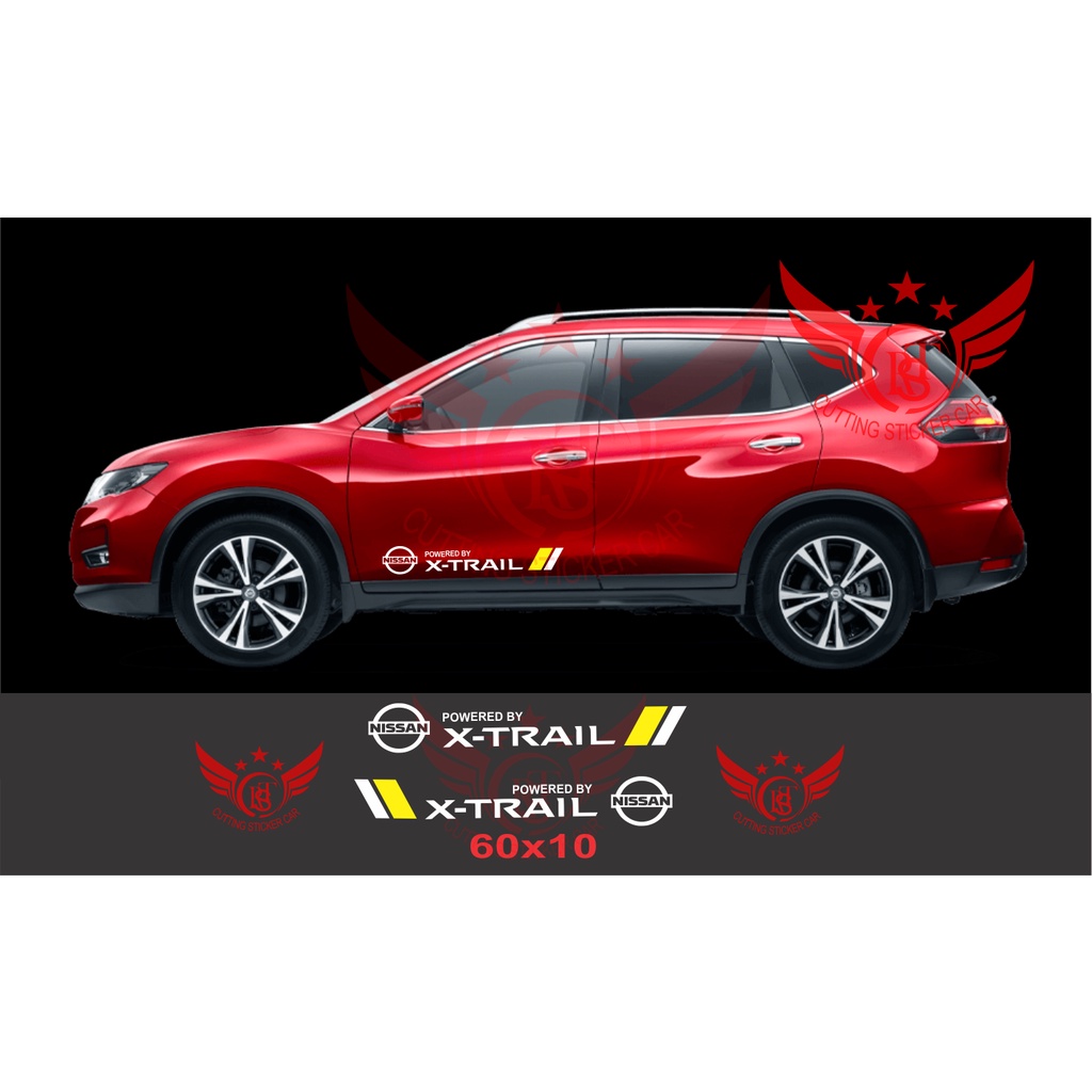 Xtrail Car sticker sticker powered by cutting sticker For nissan x