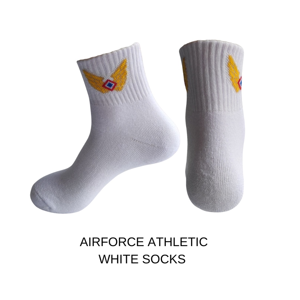 Authorized AIR FORCE ATHLETICS AND PATROL Socks (Unisex) Shopee