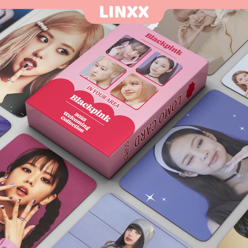 Linxx 55 Pcs Blackpink Album Lomo Card Kpop Photocards Postcards 2022 In Your Area Series 