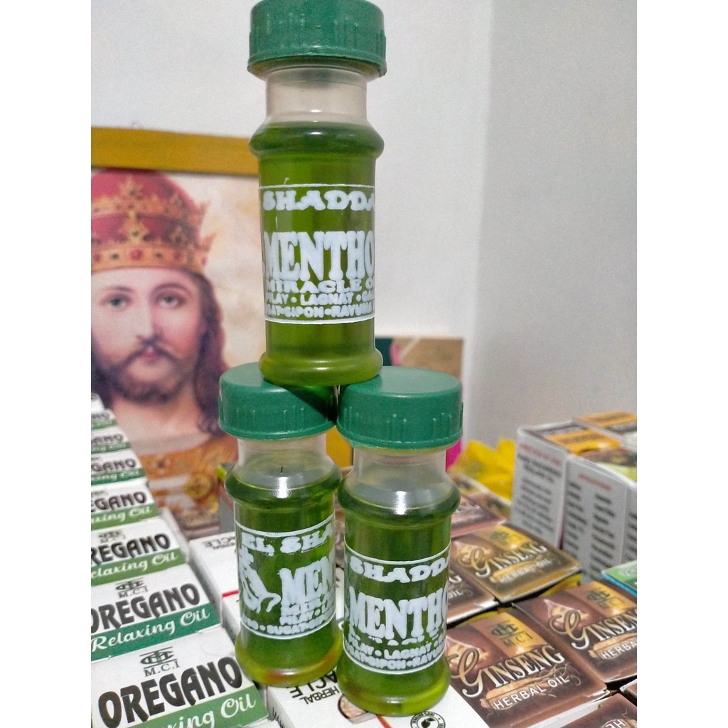EL Shaddai Eucalyptus Menthol massage oil, Massage oil, Menthol oil
