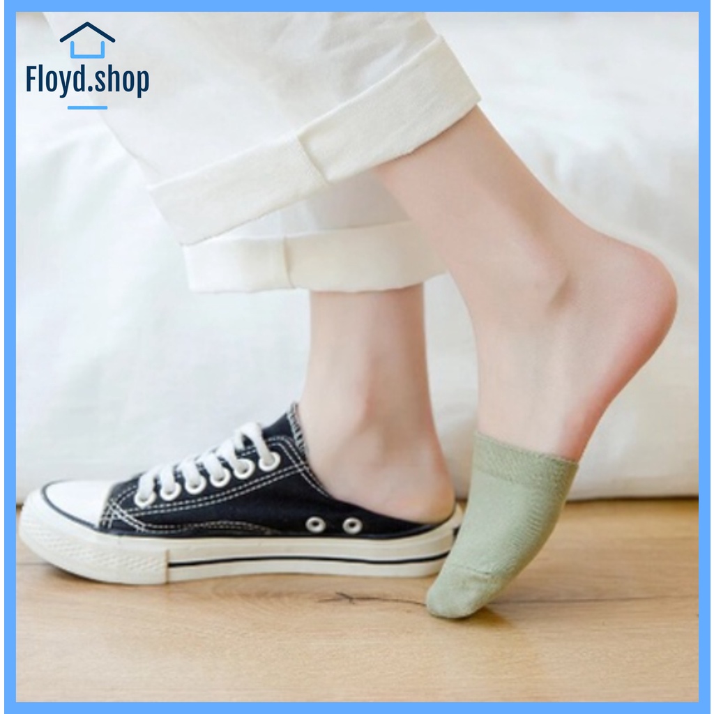 Floyd Half Socks Women Front Sole Shallow Anti-skid Half Foot Slipper ...