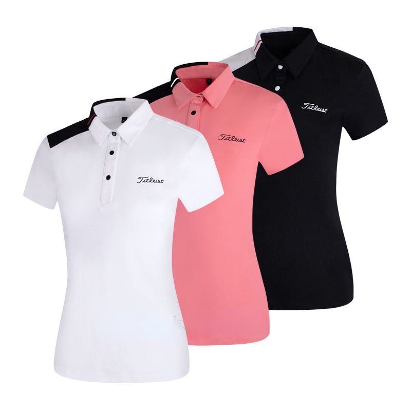 [Titleist] New Style Spring Summer Golf Clothing Ladies Short-Sleeved T ...