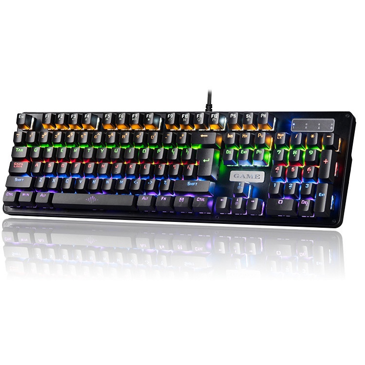 K30 RGB Mechanical Keyboard Wired Gaming Key Board RGB Backlit (Blue
