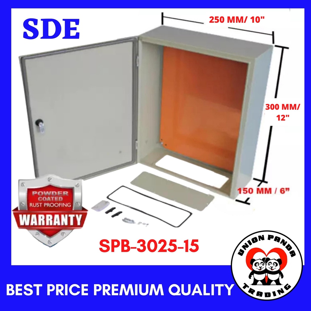 Durable Weather Proof Panel Board Box Powdered Coated Metal Enclosure