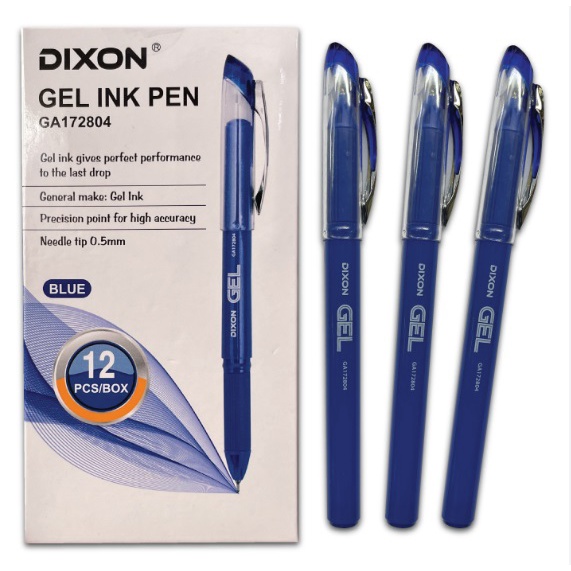 Dixon Ink Gel Pen (0.5 mm) (12pcs./box) Shopee Philippines