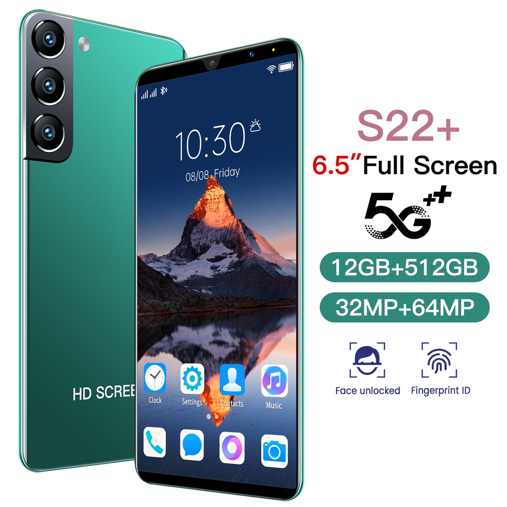 Original S22 5G Phones12GB+512GB Cellphone Sale 6.5Inch Screen Android