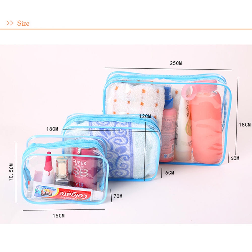 1PCS Travel Organizer Clear Makeup Bag Women Beauty Toiletry Kit Wash ...