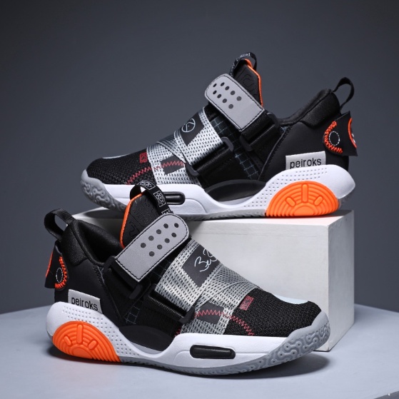 New Children's Sports Shoe Basketball Shoe Trend Anti slip Comfortable