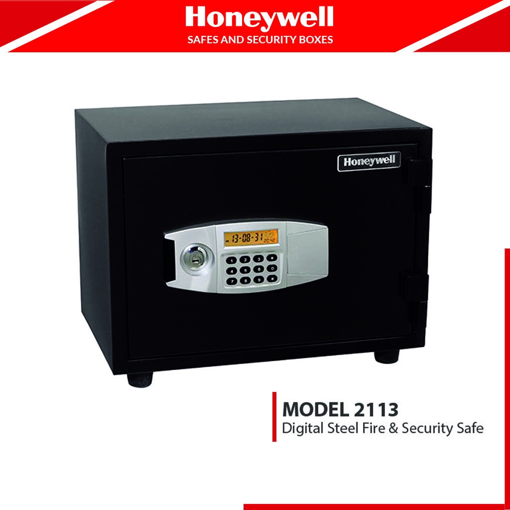 Honeywell Safe 2113 Digital Steel Fire & Security Safe Cash Vault Box
